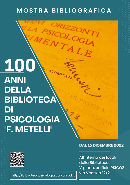 Poster_100 anni della biblioteca di psicologia F. Metelli.png